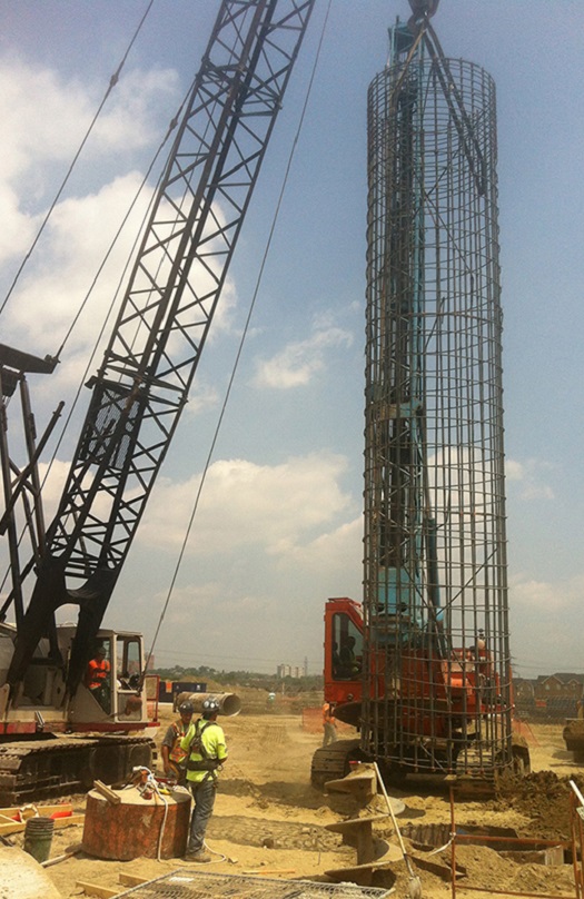 Drilling caissons in the GTA