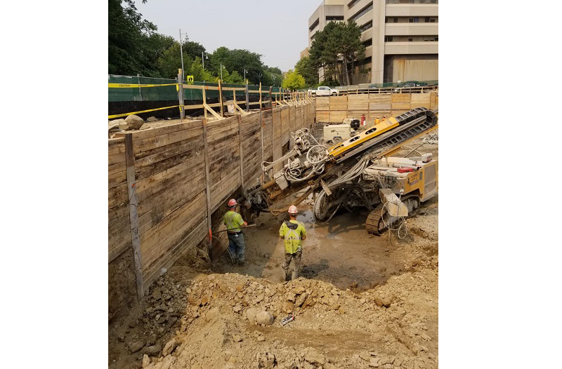 Crane Mounted Drill Rigs