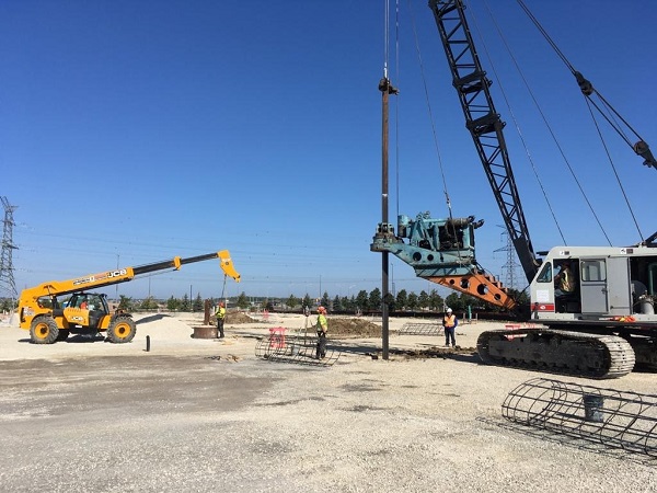 large diameter caisson drilling